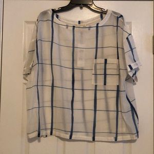 NWT Eileen Fisher Cotton Silk Boxy Top Size XL
